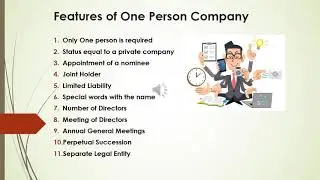 Features of One Person Company ) Ch2 ( part 2)