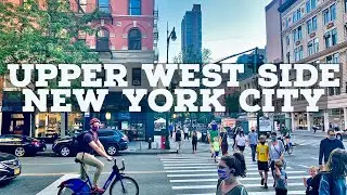 ⁴ᴷ⁶⁰ Walking Around Upper West Side of New York City | Columbus Avenue