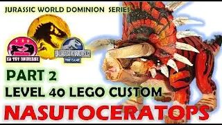 NASUTOCERATOPS LEGO MAX LEVEL 40  JURASSIC WORLD THE GAME PART 1  I JURASSIC WORLD DOMINION