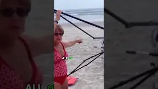 Caught Red-Handed: Beachgoer Confronts Audacious Thieves!  #viral #thief #beach #shorts  #trending