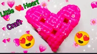 பிஸ்கட் முடிச்சில் இதய வடிவம் NEW plastic wire heart keychain