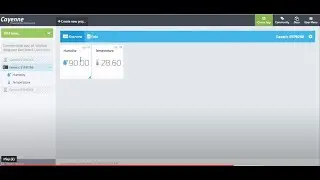 ESP8266 NodeMCU with DHT11 for Temperature and Humidity on Cayenne Platform