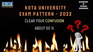 KOTA UNIVERSITY NEW EXAM PATTERN / UOK EXAM PATTERN / 50% EXAM PATTERN UNIVERSITY OF KOTA