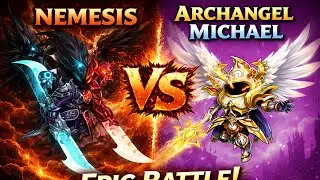 Archangel Michael VS Nemesis Epic Battle 💥  ||epic heroes war || Extra EHW 