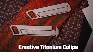 MecArmy RU01 Titanium edc pocket calipers