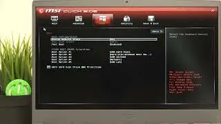 How to Change Bootup Numlock State on MSI Thin A15