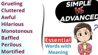 Use Smart English Words • Vocabulary • English Speaking Practice • Let Me Flow