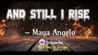 Still I Rise by Maya Angelou poem in Tamil, 2nd Year 3rd Semester General English, And Still I Rise