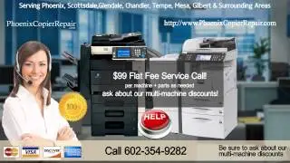 Copier Repair Service Phoenix AZ  602-354-9282 www.phoenixcopierrepair.com