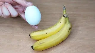 How to make banana pancakes/دروستکردنی پان کێک مۆز بەکەمترین کەرەستە و کەمترین کات