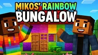 Minecraft Relaxing Long Play - The Rainbow Bungalow 🌈📚✨