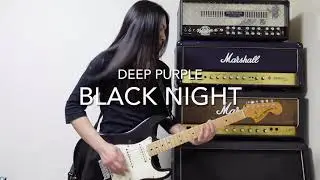 [Ritchie Blackmore]  DEEP PURPLE - Black Night [Stratocaster Guitar cover]