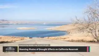 Stunning Photos of Drought Effects on California Reservoir