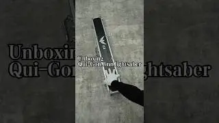 Unboxing Master  Qui-Gon Jinn Lightsaber#starwarsfan #lightsaber #neopixel #quigon #Jedi #force #fvp