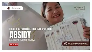 Trying ABSIDY Makeup Brushes!