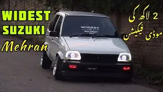 suzuki mehran  2 lac modification | widest mehran | Detail review |  modified squad pk | Bilal Bali