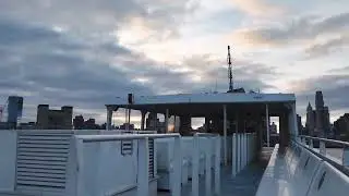 Riding along NY Waterways from Hoboken to the World Financial Center