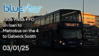 ZF Ecomat howl! Euro 3 Scania Omnidekka on the 4 to Gatwick South
