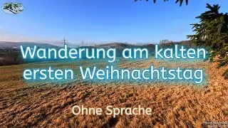 Wanderung am kalten ersten Weihnachtstag - Achtsames Schauen und Lauschen (ohne Sprache)