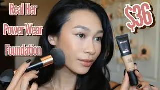 Пробиотическая тональная основа? Обзор жидкой тональной основы Real Her Power Wear + тест на износостойкость