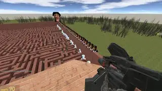 I Spent 10 Hours Creating the PERFECT Nextbot in Mezeground#gmod #nextbots