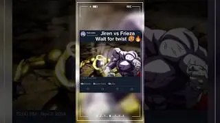 Jiren vs Frieza Wait for twist 🥵🔥 | Jiren Frieza Goku Vegeta Gohan Goten Trunks dbz Dbs cellmax