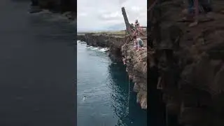 South point cliff jumping-Big Island-Hawaii