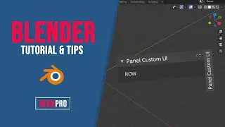 Blender 2.82 - Python | Creating a Panel UI