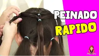 Peinado MUY R&Aacute;PIDO para la ESCUELA | Peinados para Ni&ntilde;as | May L&oacute;pez
