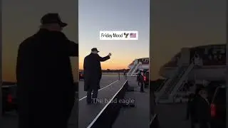 Trump&rsquo;s Unexpected Dance moves outdoor .#superherotrump #funny ,#trumpandeagle