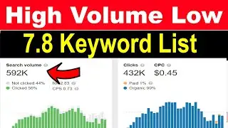 🔥 Find Low Competition Keywords High Traffic | High Volume Low Competition Keywords 2020-21