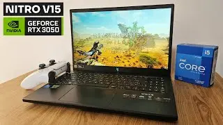 MONSTER HUNTER WILDS no ACER NITRO V15 com a RTX 3050 6GB! Roda bem?