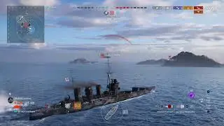 NOTTINGHAM 4 KILLS 145K DMG 3,5K XP  World of Warships: Legends