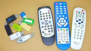3 Awesome uses of old Memory Card Reader and old TV Remote