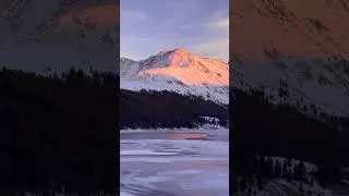 Winter Stillness Above an Alpine Mirror