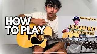 Reptilia- The Strokes (Acoustic Guitar Lesson)