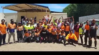 One of Connect Group's Timorese crews, harvesting broccolini in WA
