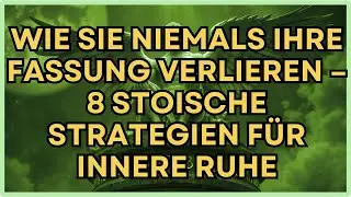 Wie Sie NIEMALS Ihre Fassung Verlieren – 8 Stoische Strategien für innere Ruhe
