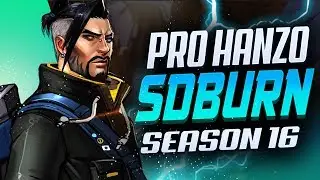 Hanzo Dominating Season 16 - SDBurn! [ OVERWATCH SEASON 16 TOP 500 ]