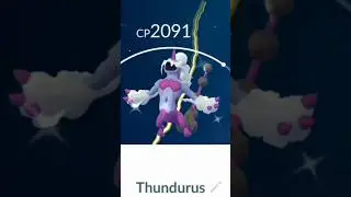 Thundurus shine✨Pokemon#100iv #pokemon go#100ivbeautifulpokemon