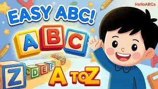 Easy ABC Learning | Learn ABC | Alphabet A To Z For Kids @HelloABCs #abclearning #alphabetlearning 