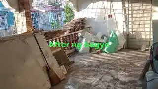 Second week  of renovation + signal #3 bagyo