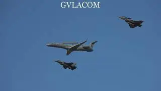 HAF Flyby Mirage 2000-5 C-130 F-16 Rafale Erieye at Athens Flying Week 2025