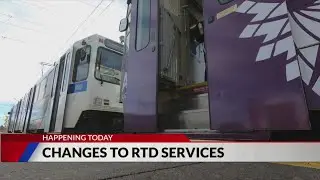 RTD service changes go into effect Sunday