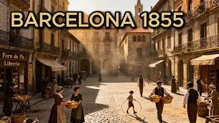 Barcelona 1855 - A Day Inside the Old City
