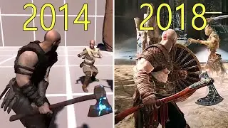 Evolution of God of War 4 2014 2018