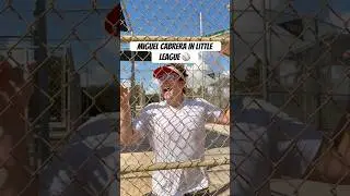 Мигель Кабрера в младшей лиге&hellip; #viralshort #baseballszn #baseball #worldseries #miguelcabrera