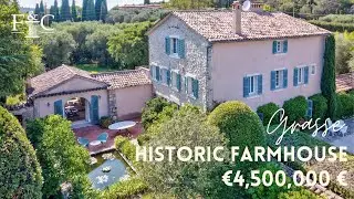 Inside an Historic farmhouse hidden in the foothills of Grasse 🌸