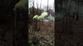 #shorts Yellow smoke. Желтый дым.