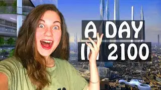 A DAY IN THE LIFE IN 2100! 🚀 Living in 2100 (pt. 2) 😱 [My Morning Routine in the Year 2050 Parody]